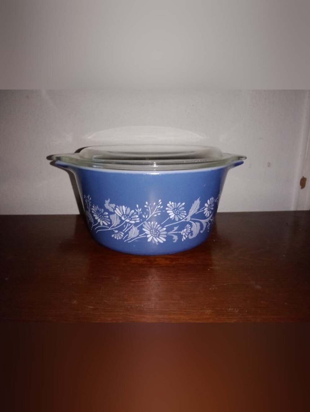 Vintage Pyrex Colonial Mist 1 L Casserole Dish Bowl With Lid 473